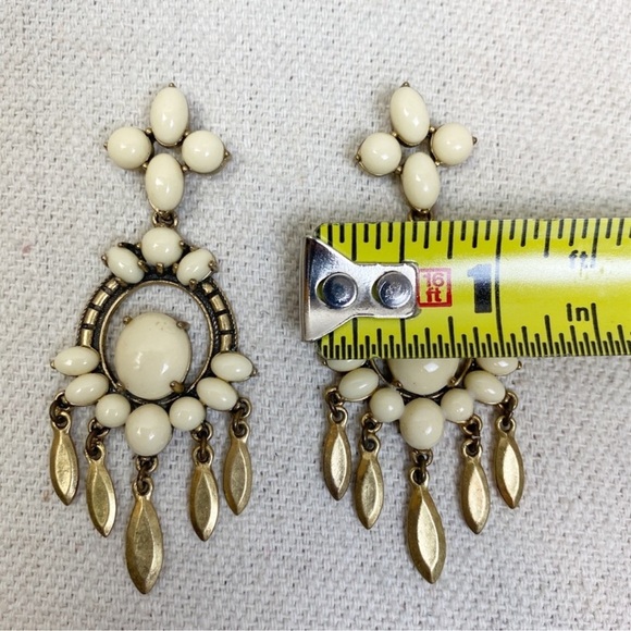 Stella & Dot Havana Pendant Necklace And Earrings Versatile! Convertible VTG - Picture 10 of 15